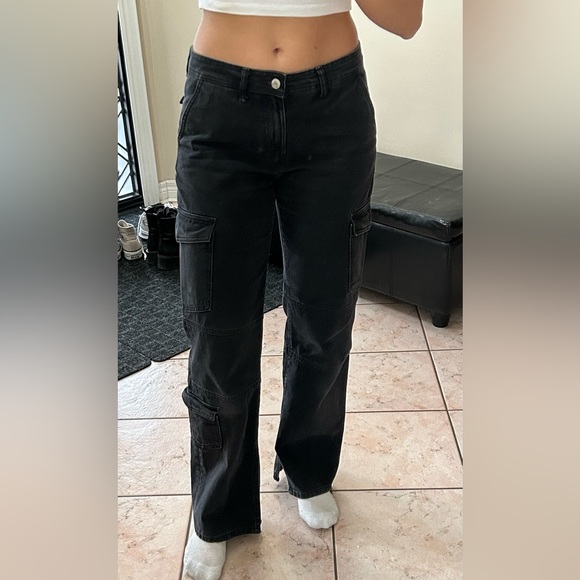 ZARA Cargo Split Jeans - Picture 4 of 6